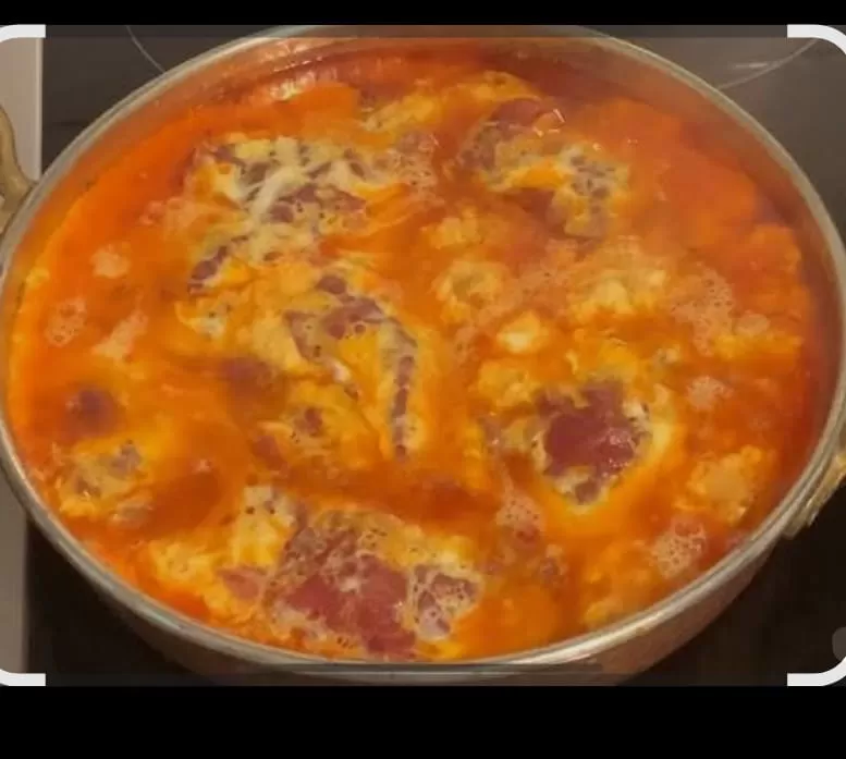Pastırmalı menemen