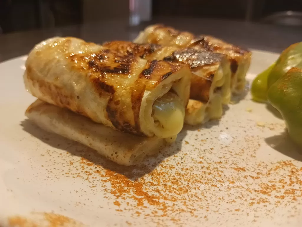 Kavurmalı kaşarlı gözleme